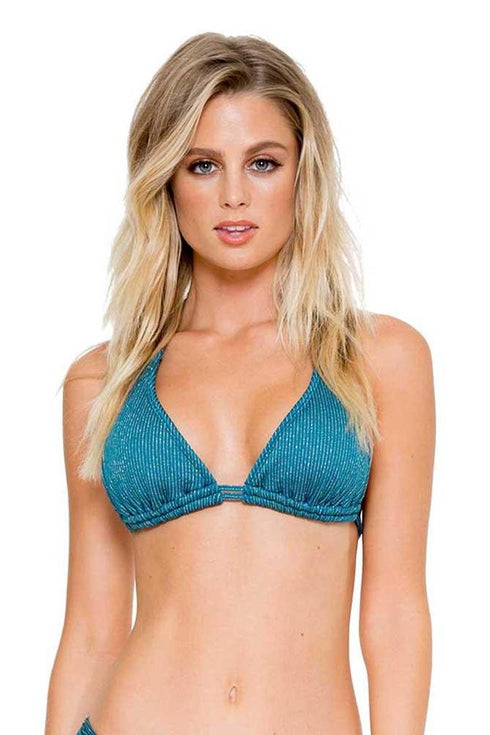 Luli Fama Havana Nights Triangle Halter Top